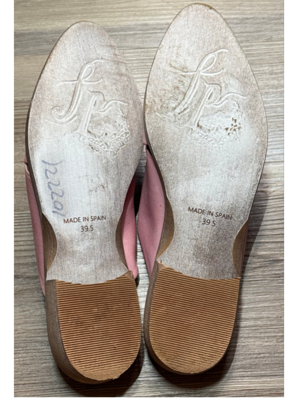 Women's Free People Pink Lordes Leather Mules - Picture 11 of 11